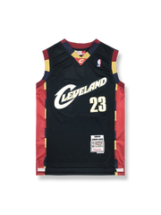 2003-04年 クリーブランド・キャバリアーズ ホーム ユニフォーム ジェームズ 23番、ビンテージバスケットボールシャツ