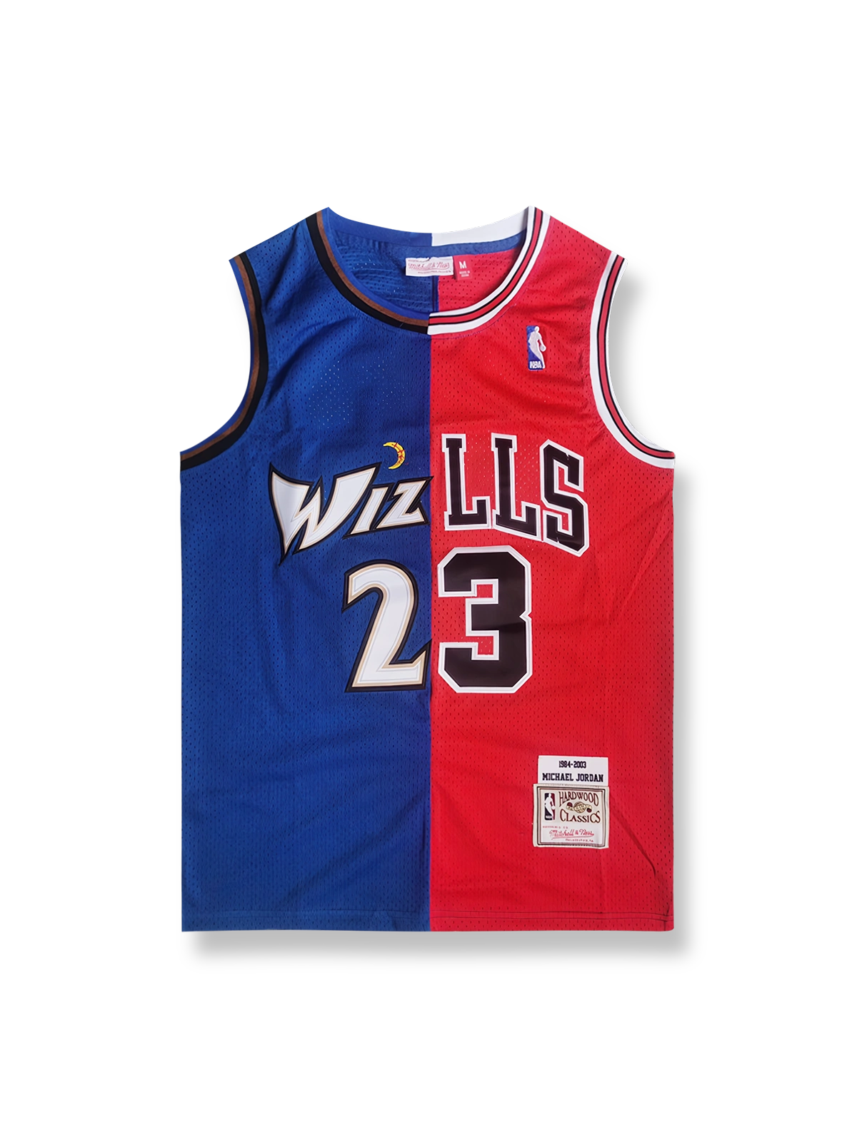 1984-2003年 シカゴ・ブルズ × ワシントン・ウィザーズ スペシャルエディション ジョーダン 23番 バスケットボールジャージ