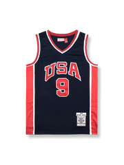1984年 アメリカ代表 オリンピックユニフォーム マイケル・ジョーダン 9番、ロサンゼルス五輪モデル