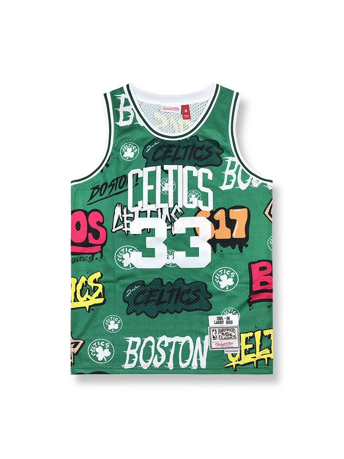 1985-86年 ボストン・セルティックス スペシャルエディション ユニフォーム ラリー・バード 33番、NBAビンテージジャージ