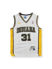 1990年代 インディアナ・ペイサーズ ホーム レジー・ミラー 31番 復刻バスケットボールジャージ