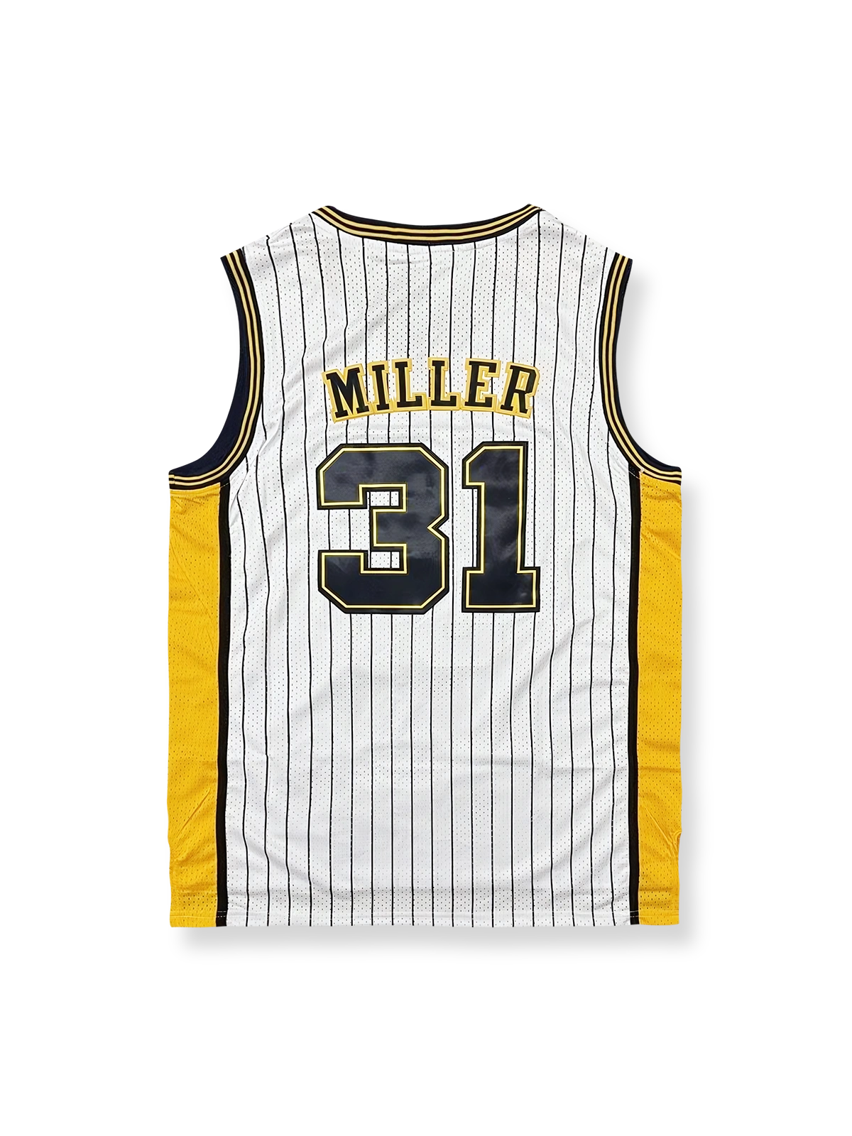 1990年代 インディアナ・ペイサーズ ホーム レジー・ミラー 31番 復刻バスケットボールジャージ