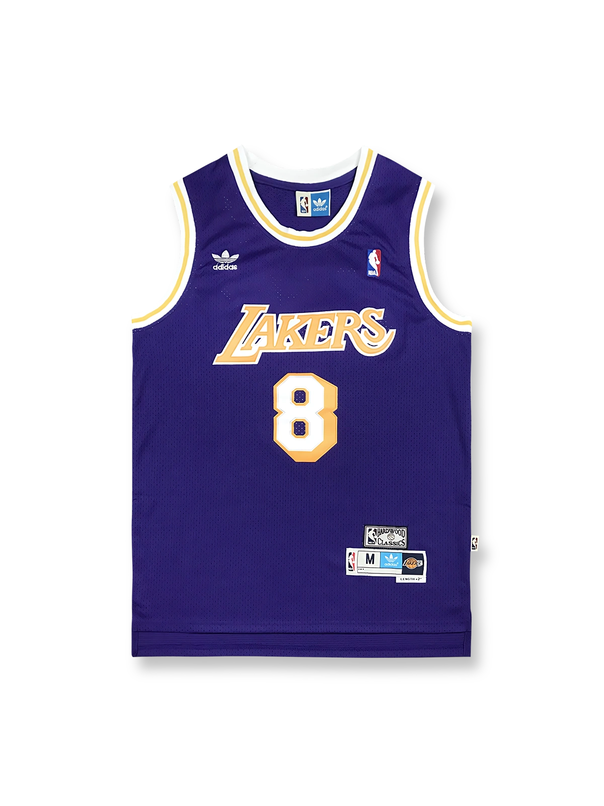 1996-97年 ロサンゼルス・レイカーズ アウェイ ユニフォーム コービー・ブライアント 8番、ヴィンテージ バスケットボールシャツ