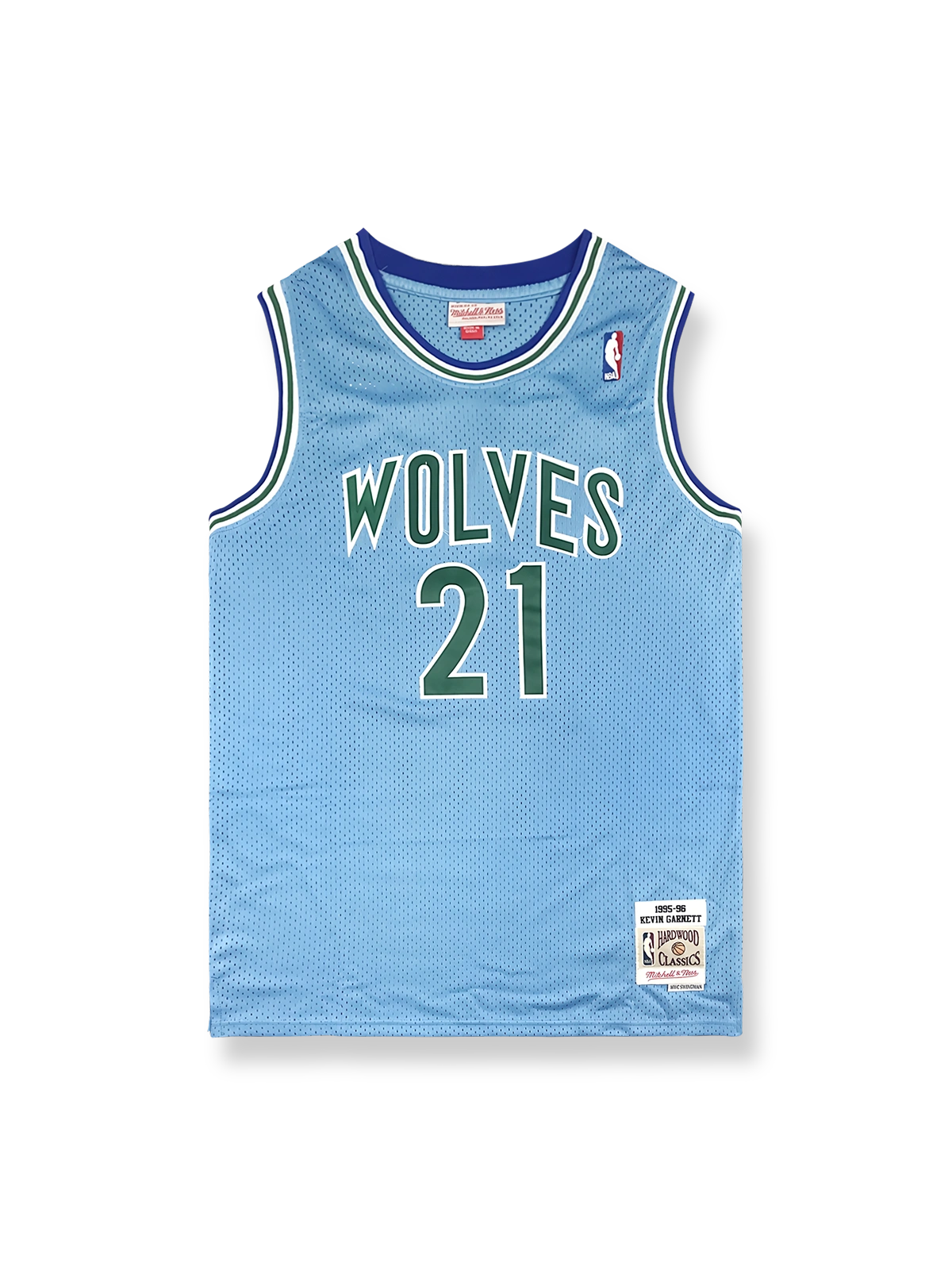 1995-96年 ミネソタ・ティンバーウルブズ ホーム ガーネット 21番、ヴィンテージバスケットボールジャージ