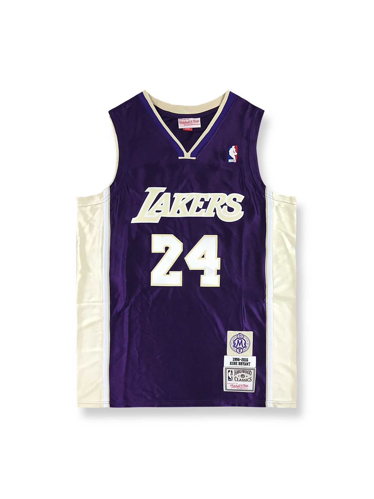 1996-2016年 ロサンゼルス・レイカーズ アウェイ ユニフォーム コービー・ブライアント 24番 殿堂入り記念モデル