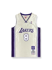 1996-2016年 ロサンゼルス・レイカーズ コービー・ブライアント 8番 殿堂入り記念ユニフォーム ホワイト/パープル