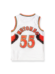 1996-97年 アトランタ・ホークス ホーム ディケンベ・ムトンボ 55番 復刻バスケットボールジャージ