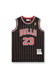 1996-97年 シカゴ・ブルズ ジョーダン 23番 ブラックピンストライプ ユニフォーム