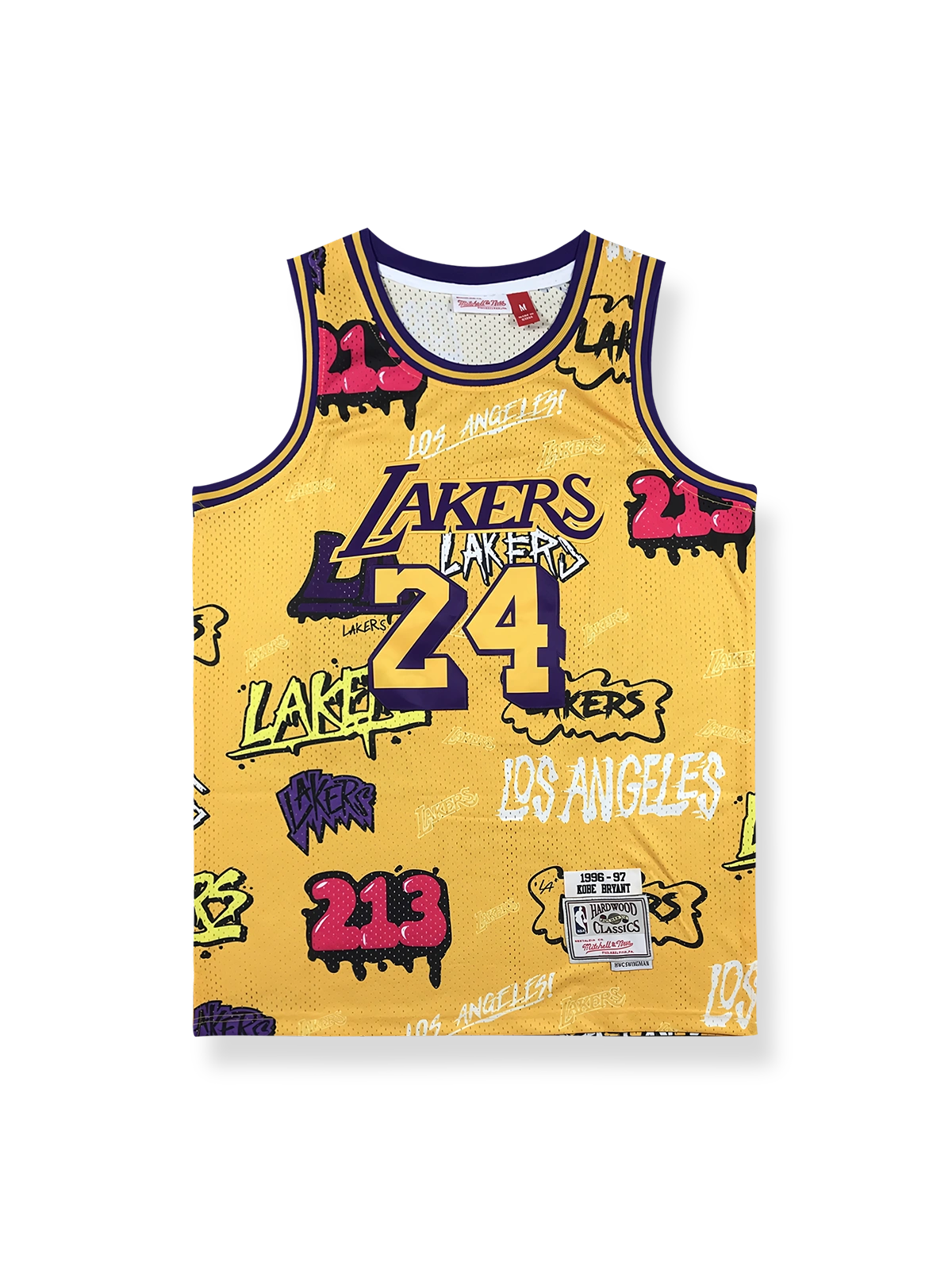 1996-97年 ロサンゼルス・レイカーズ スペシャルエディション ユニフォーム ブライアント 24番、ビンテージバスケットボールシャツ