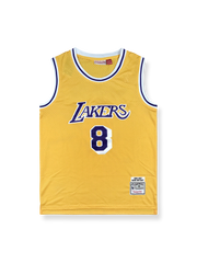 1996-97年 ロサンゼルス・レイカーズ コービー・ブライアント 8番 ゴールド ユニフォーム