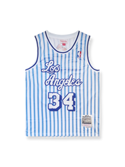 1996-97年 ロサンゼルス・レイカーズ ホーム オニール 34番 ヴィンテージ バスケットボールジャージ