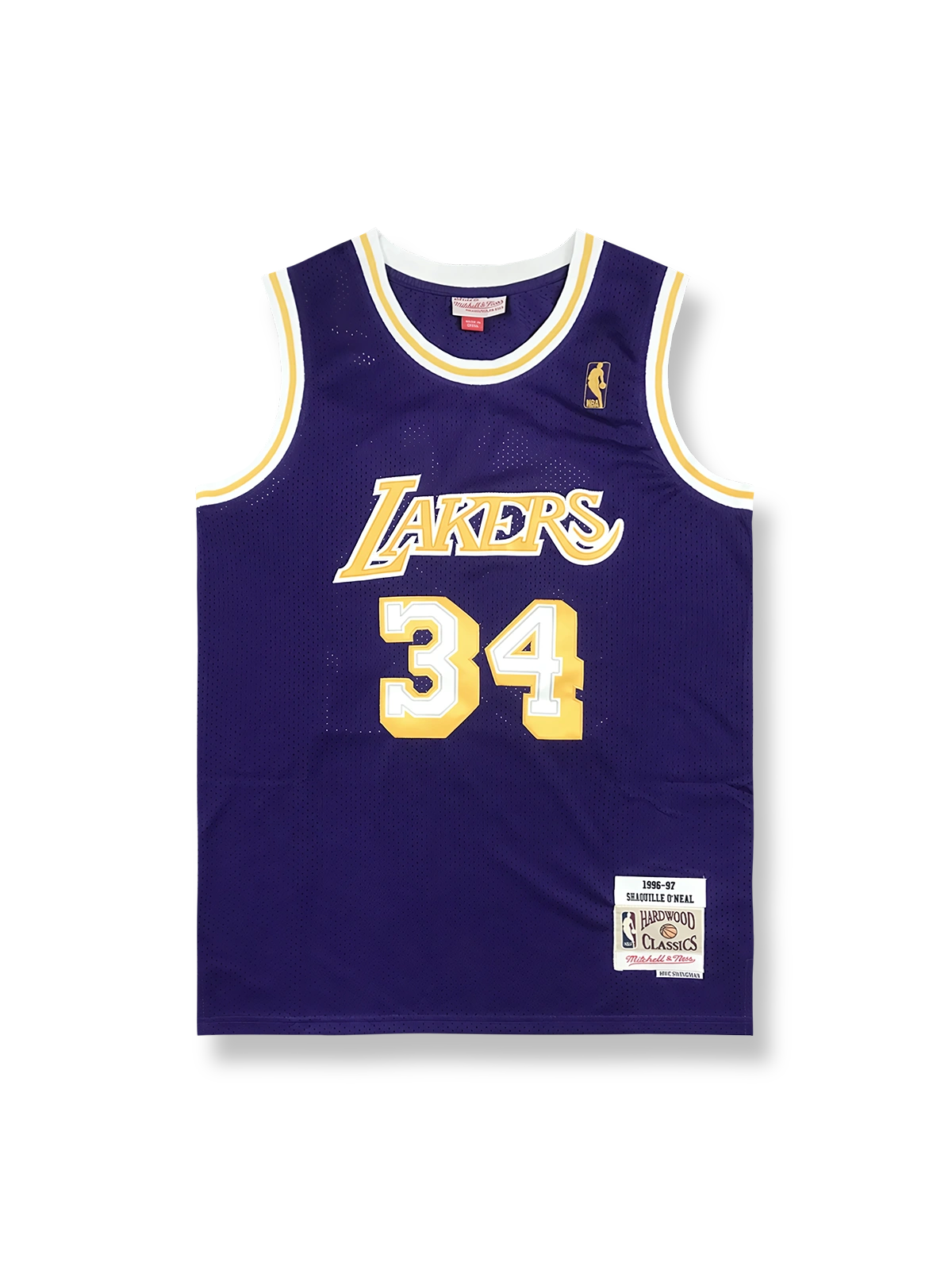 1996-97年 ロサンゼルス・レイカーズ ホームジャージ シャキール・オニール 34番 ヴィンテージモデル