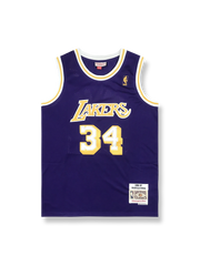 1996-97年 ロサンゼルス・レイカーズ ホームジャージ シャキール・オニール 34番 ヴィンテージモデル