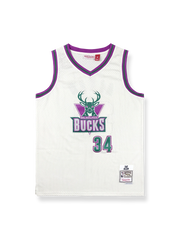 1996-97年 ミルウォーキー・バックス アウェイユニフォーム レイ・アレン 34番、ヴィンテージバスケットボールシャツ