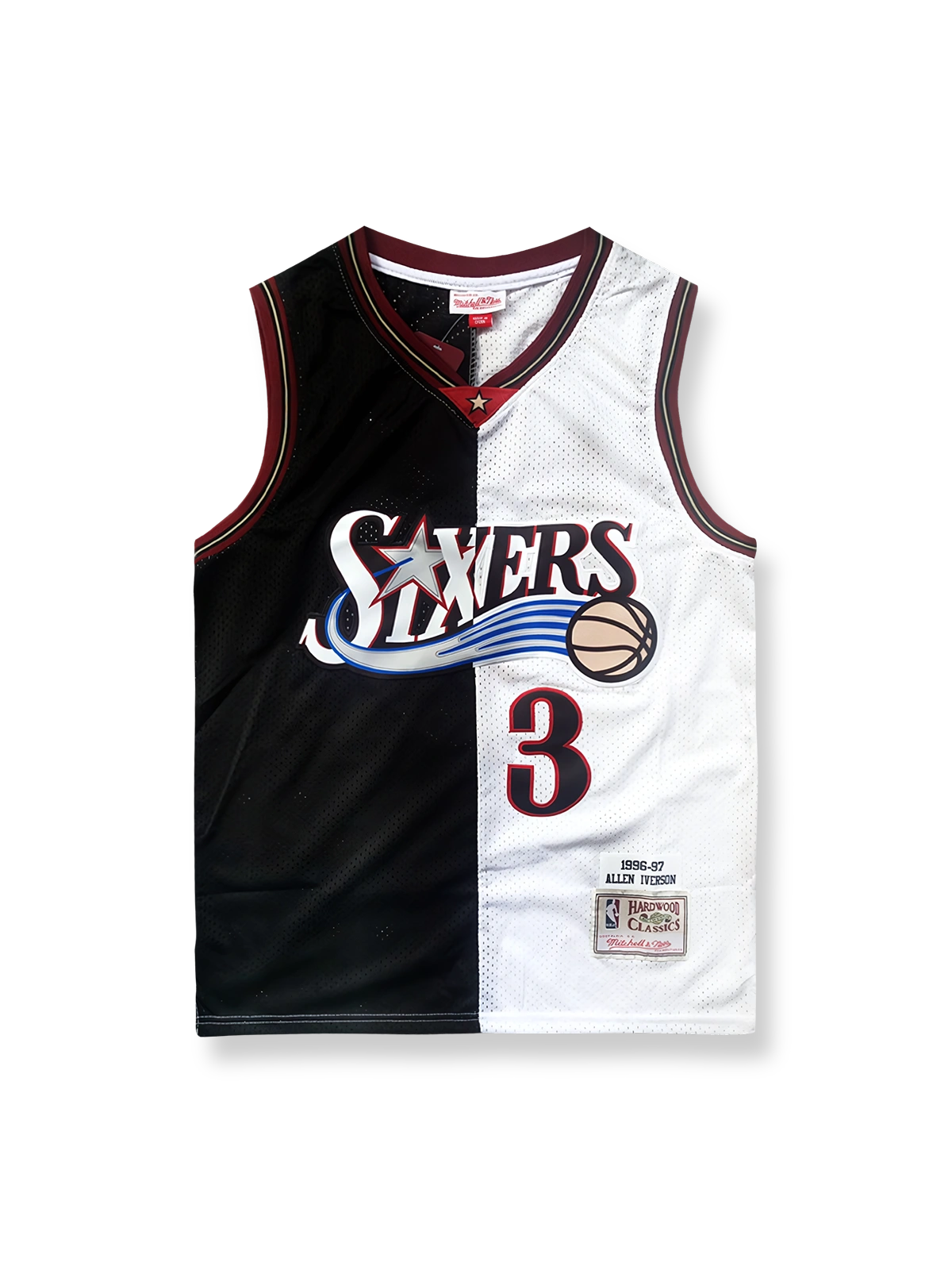 1996-97年 フィラデルフィア・セブンティシクサーズ スペシャルエディション アイバーソン 3番 バスケットボールジャージ