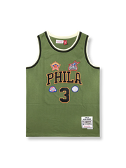 1996-97年 フィラデルフィア・セブンティシクサーズ スペシャルエディション ユニフォーム アイバーソン 3番、ビンテージバスケットボールシャツ