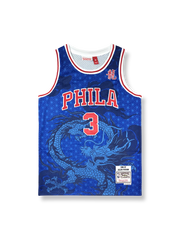 1996-97年 フィラデルフィア・セブンティシクサーズ スペシャルエディション ユニフォーム アイバーソン 3番、ビンテージバスケットボールシャツ