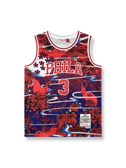 1996-97年 フィラデルフィア・セブンティシクサーズ ホーム アイバーソン 3番 兎年スペシャル, ヴィンテージ バスケットボールシャツ