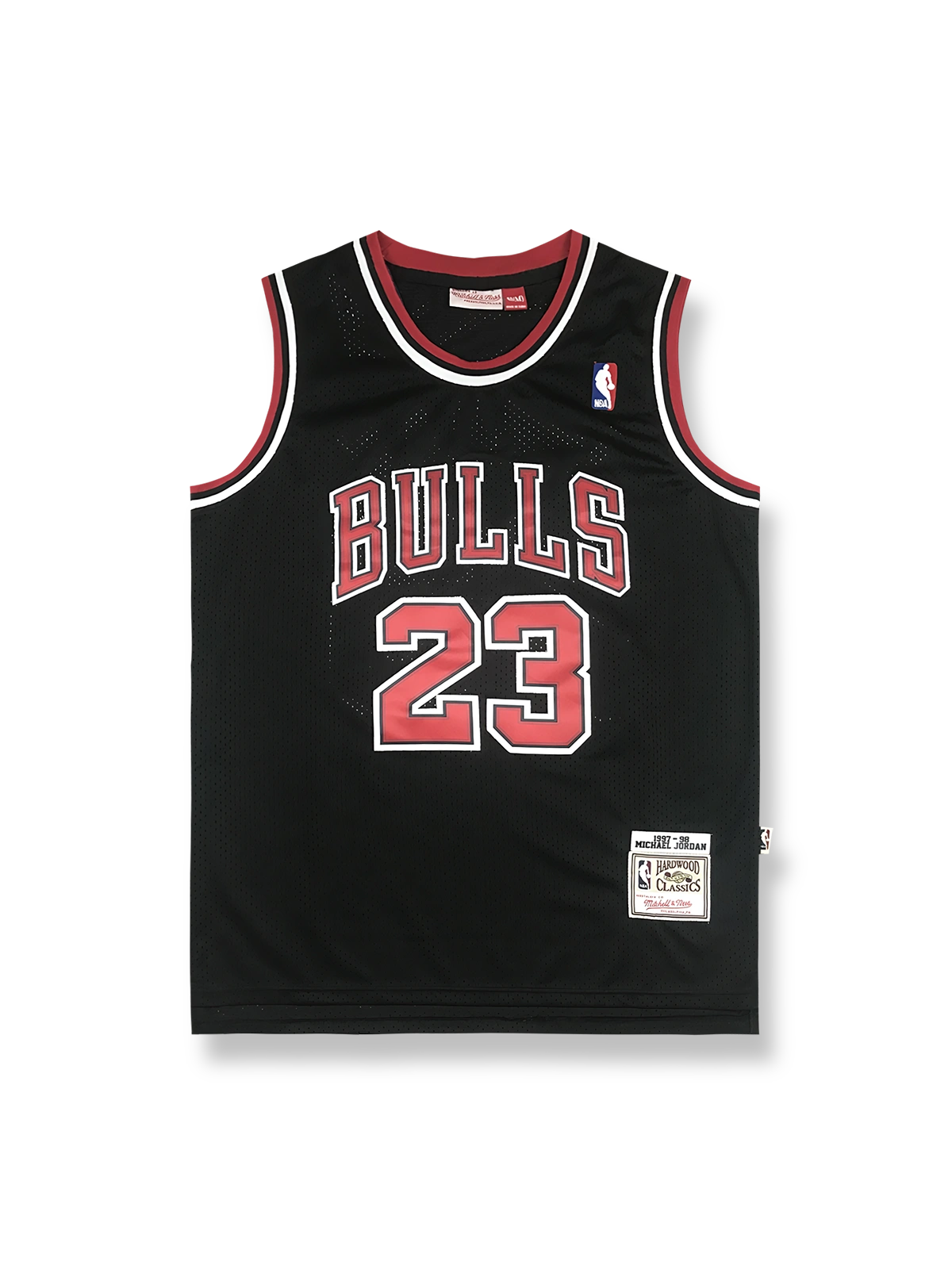 1997-98年 シカゴ・ブルズ アウェイ ジョーダン 23番 ユニフォーム、ヴィンテージ バスケットボール シャツ