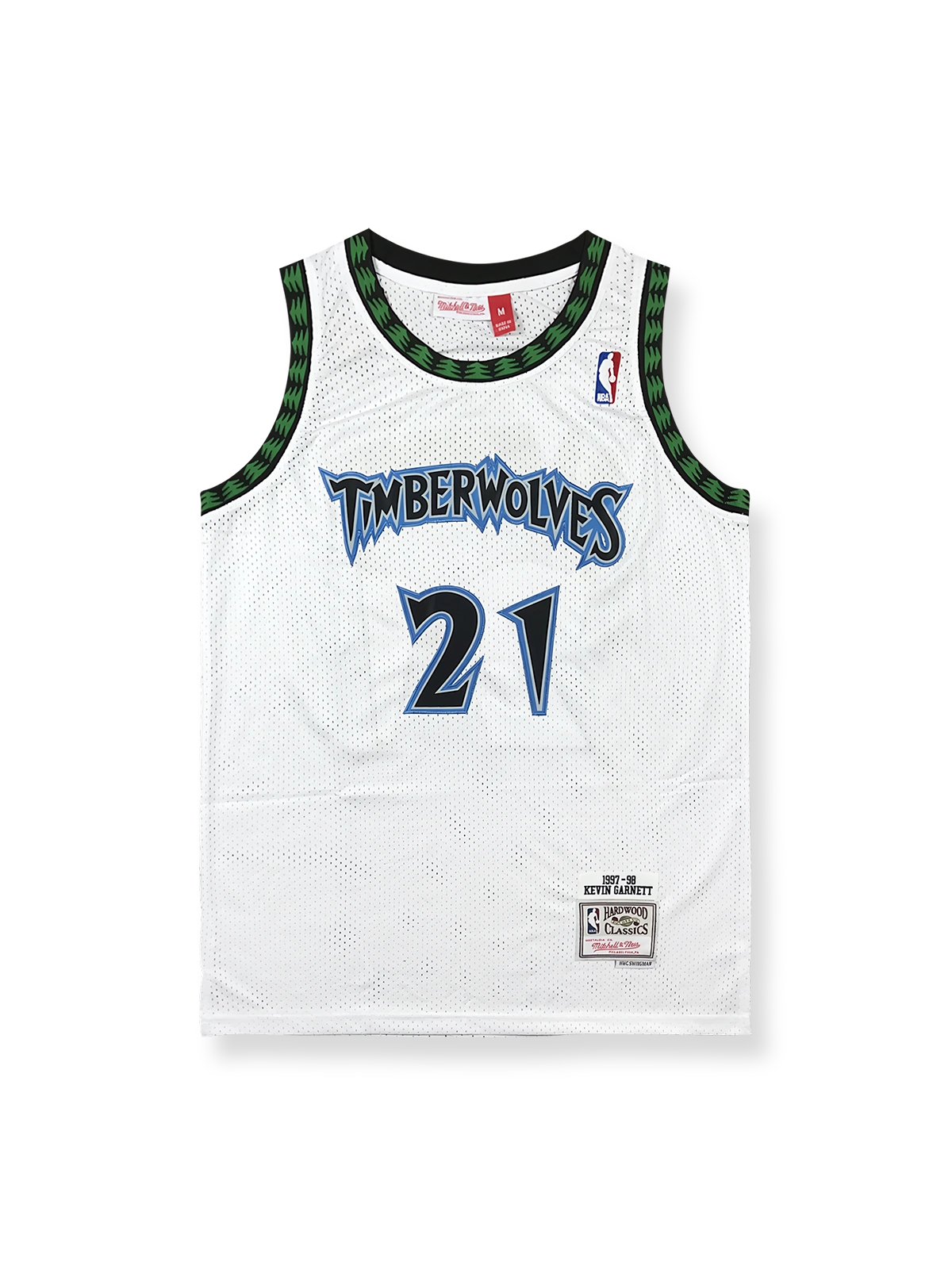 1997-98年 ミネソタ・ティンバーウルブズ ガーネット 21番 ホームジャージ