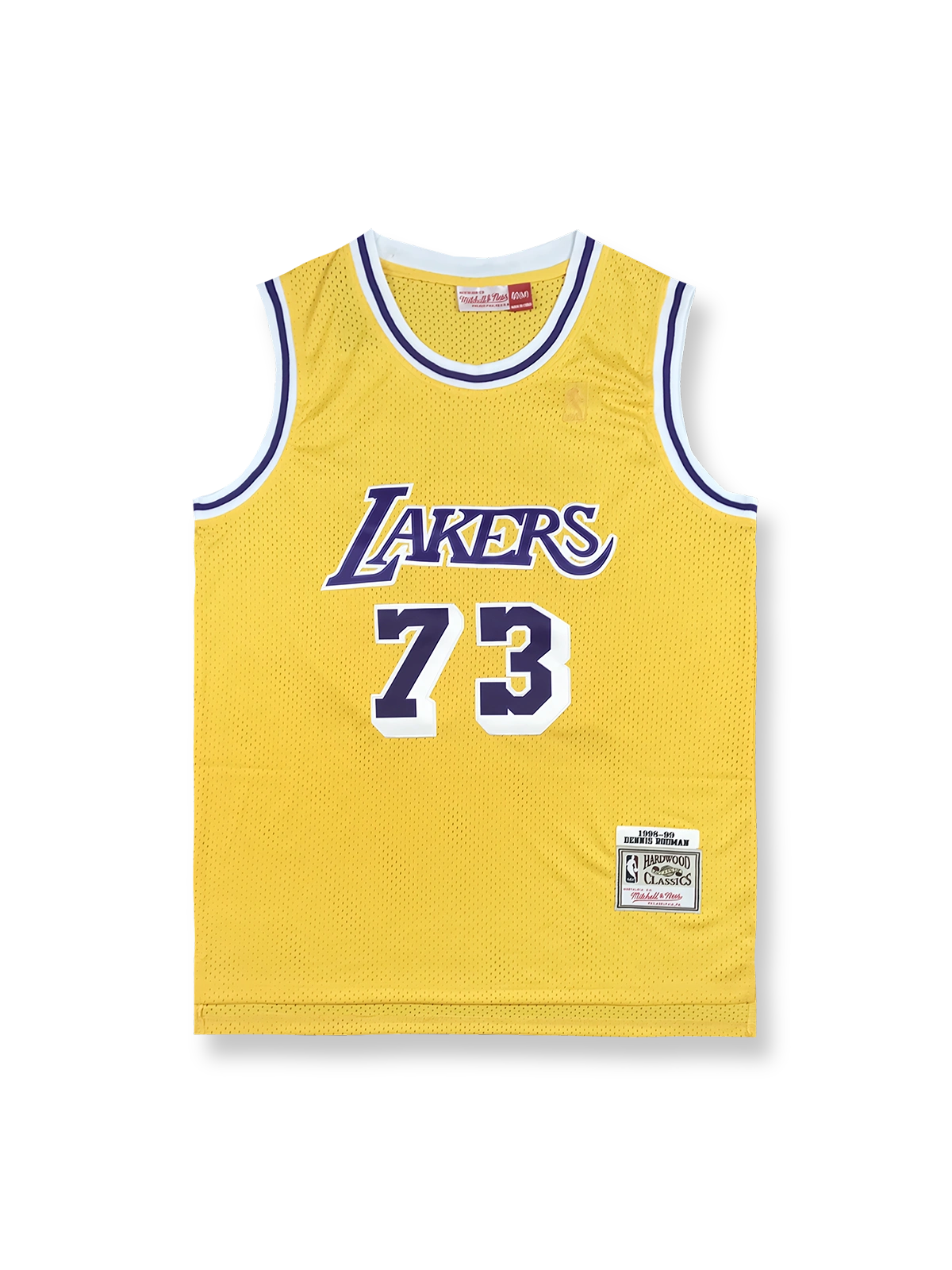 1998-99年 ロサンゼルス・レイカーズ ホームジャージ デニス・ロッドマン 73番 希少モデル