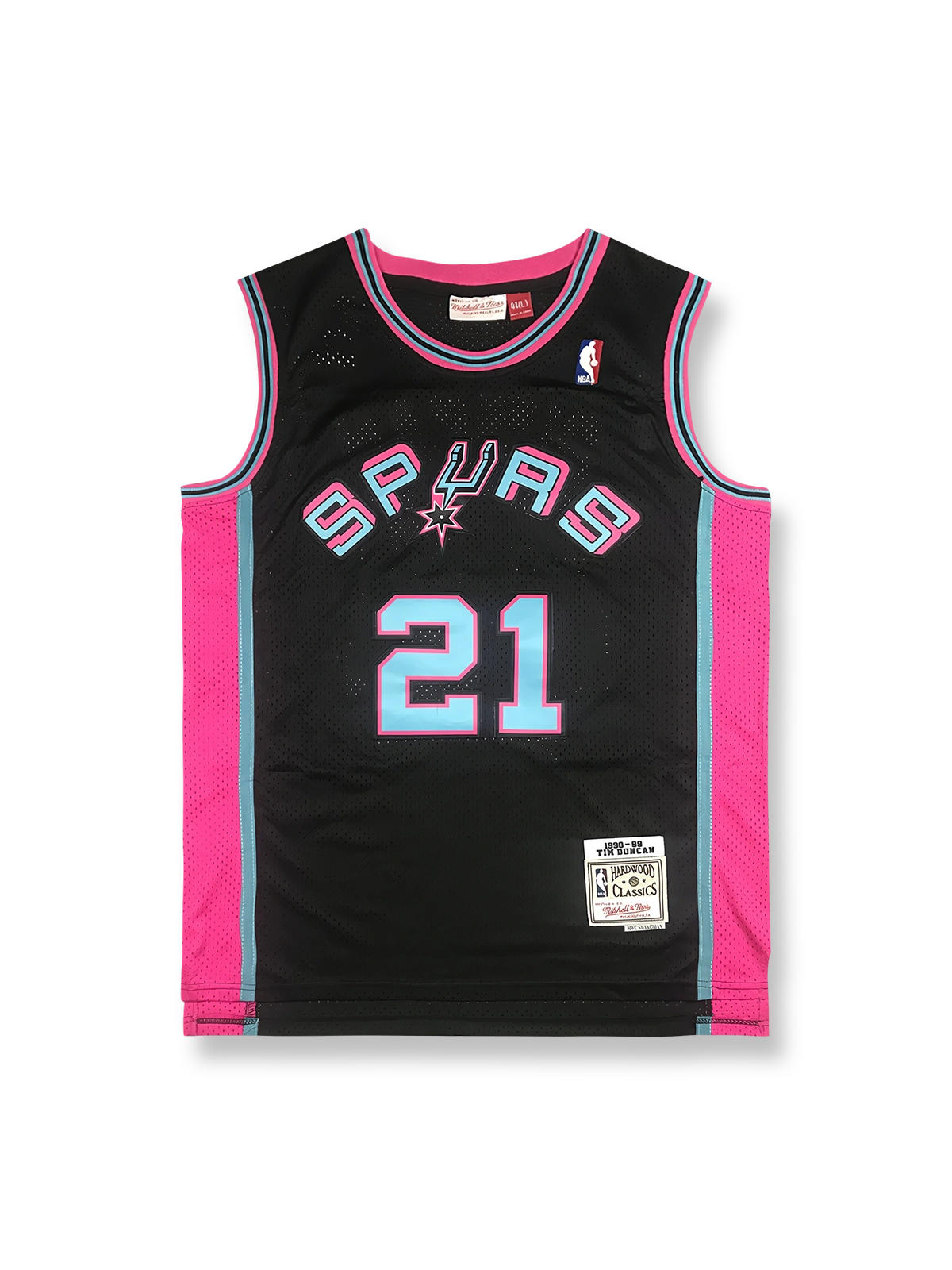 1998-99 サンアントニオ・スパーズ ホーム ジャージ ダンカン 21番 ヴィンテージ バスケットボールシャツ