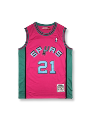 1998-99年 サンアントニオ・スパーズ ホームジャージ ティム・ダンカン 21番 ヴィンテージバスケットボールシャツ