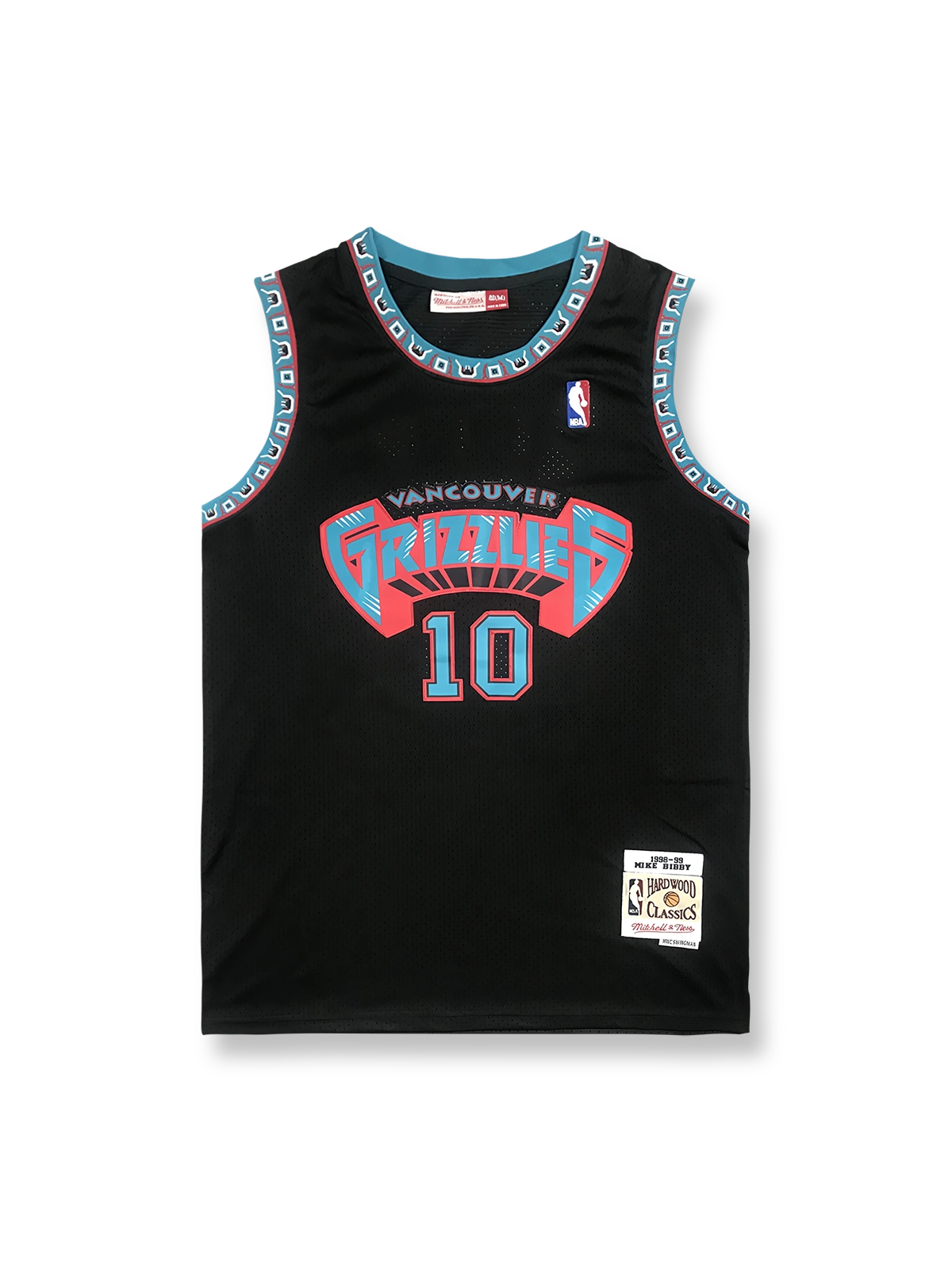 1998-99年 バンクーバー・グリズリーズ アウェイ ジャージ マイク・ビビー 10番, ヴィンテージ バスケットボールシャツ