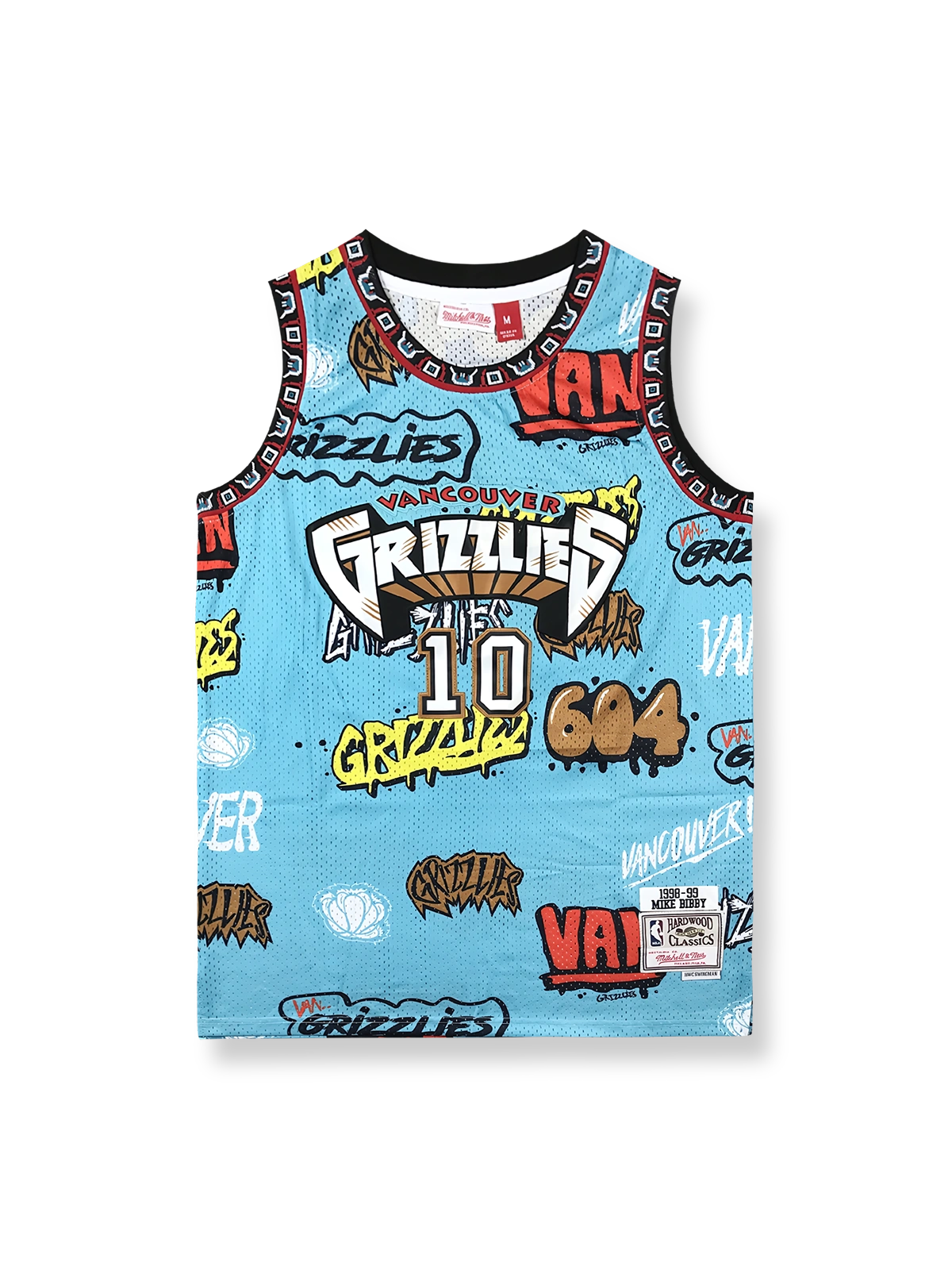 1998-99年 バンクーバー・グリズリーズ ビビー 10番 グラフィティエディション ジャージ
