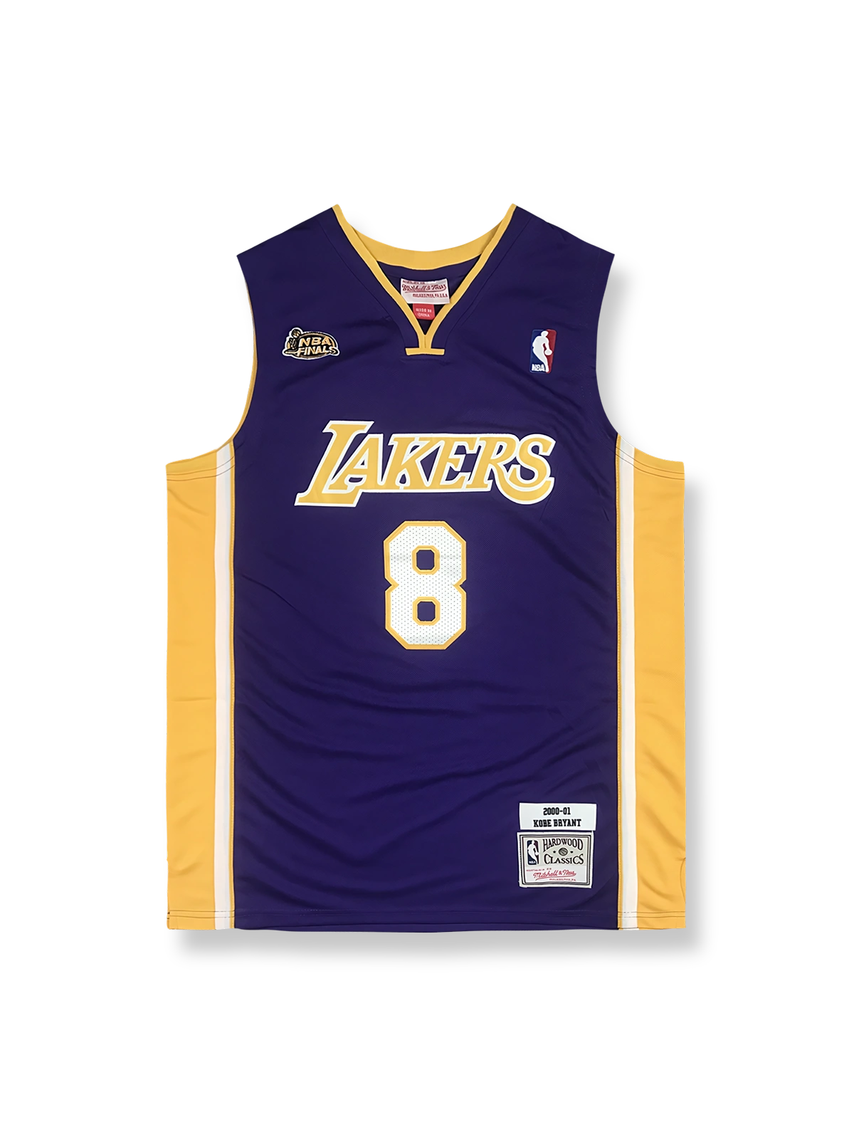 2000-01年 ロサンゼルス・レイカーズ コービー・ブライアント 8番 アウェイ ファイナル仕様 ユニフォーム