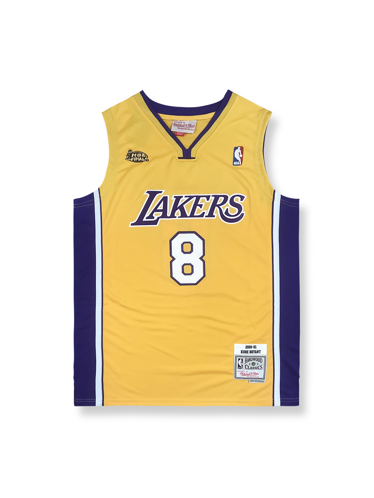 2000-01年 ロサンゼルス・レイカーズ コービー・ブライアント 8番 ホーム ファイナル仕様 ユニフォーム