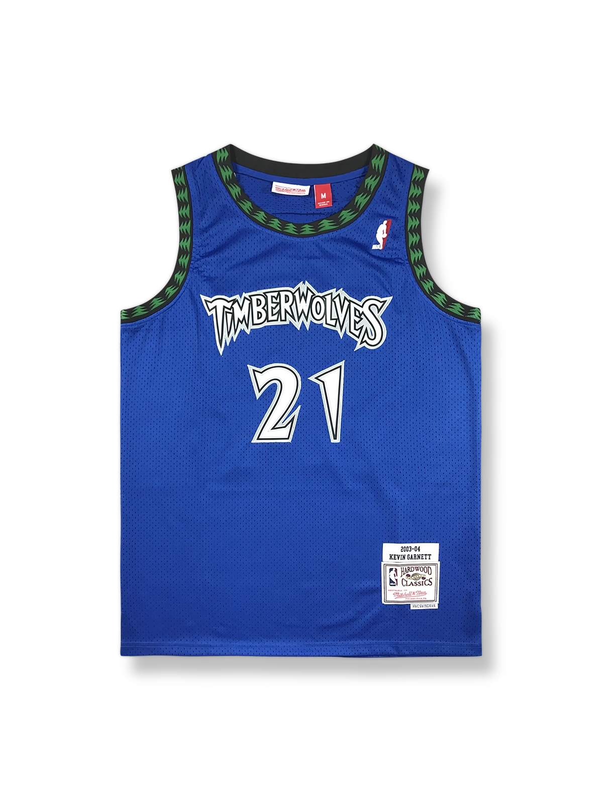 2003-04年 ミネソタ・ティンバーウルブズ ホーム ガーネット 21番、ヴィンテージバスケットボールジャージ