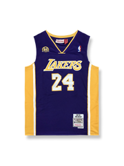 2006-07年 ロサンゼルス・レイカーズ アウェイジャージ コービー・ブライアント 24番 60周年記念、ヴィンテージバスケットボールシャツ