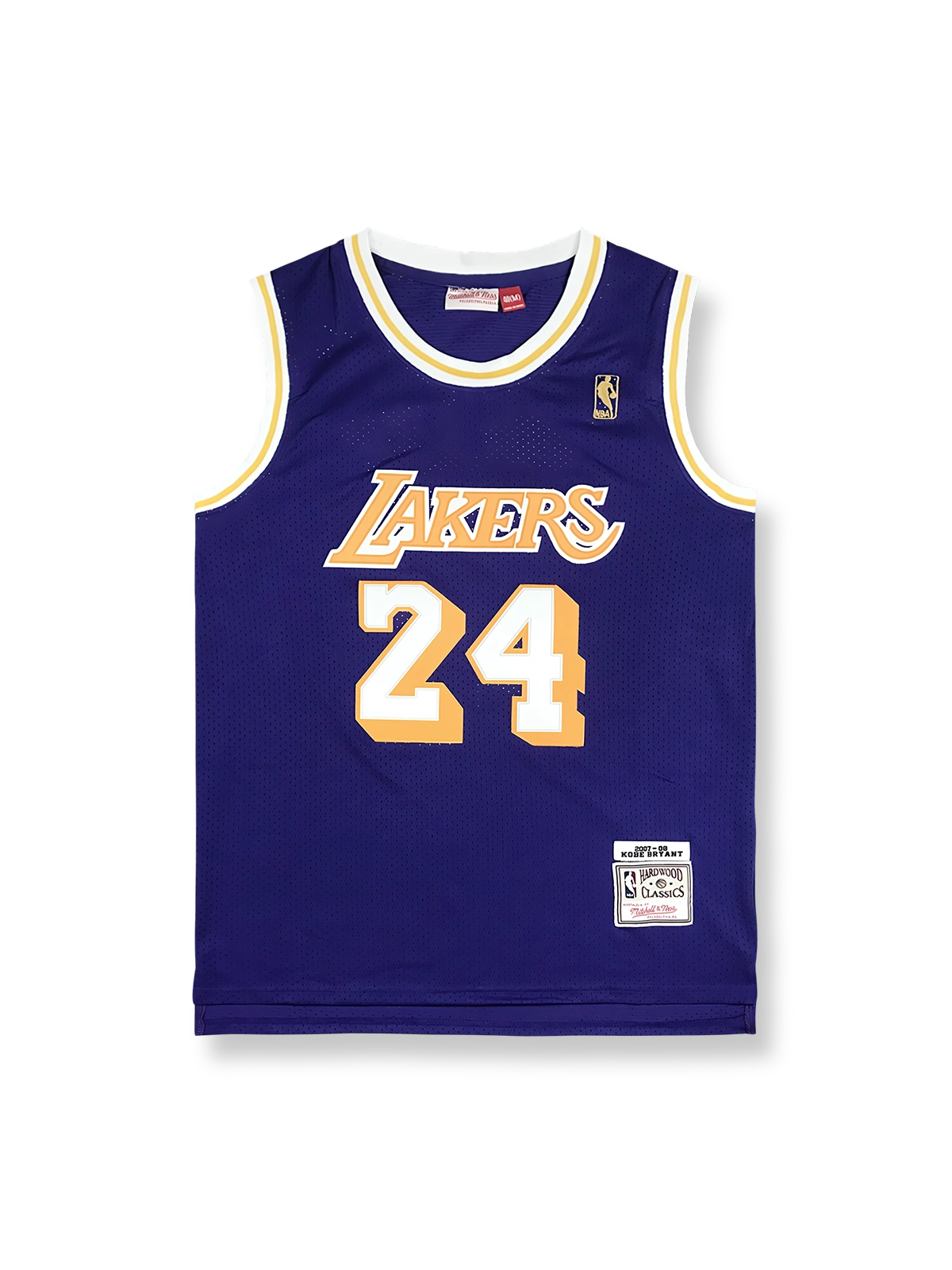 2007-08年 ロサンゼルス・レイカーズ アウェイ ユニフォーム コービー・ブライアント 24番、ヴィンテージ バスケットボールジャージ