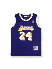 2007-08年 ロサンゼルス・レイカーズ アウェイ ユニフォーム コービー・ブライアント 24番、ヴィンテージ バスケットボールジャージ