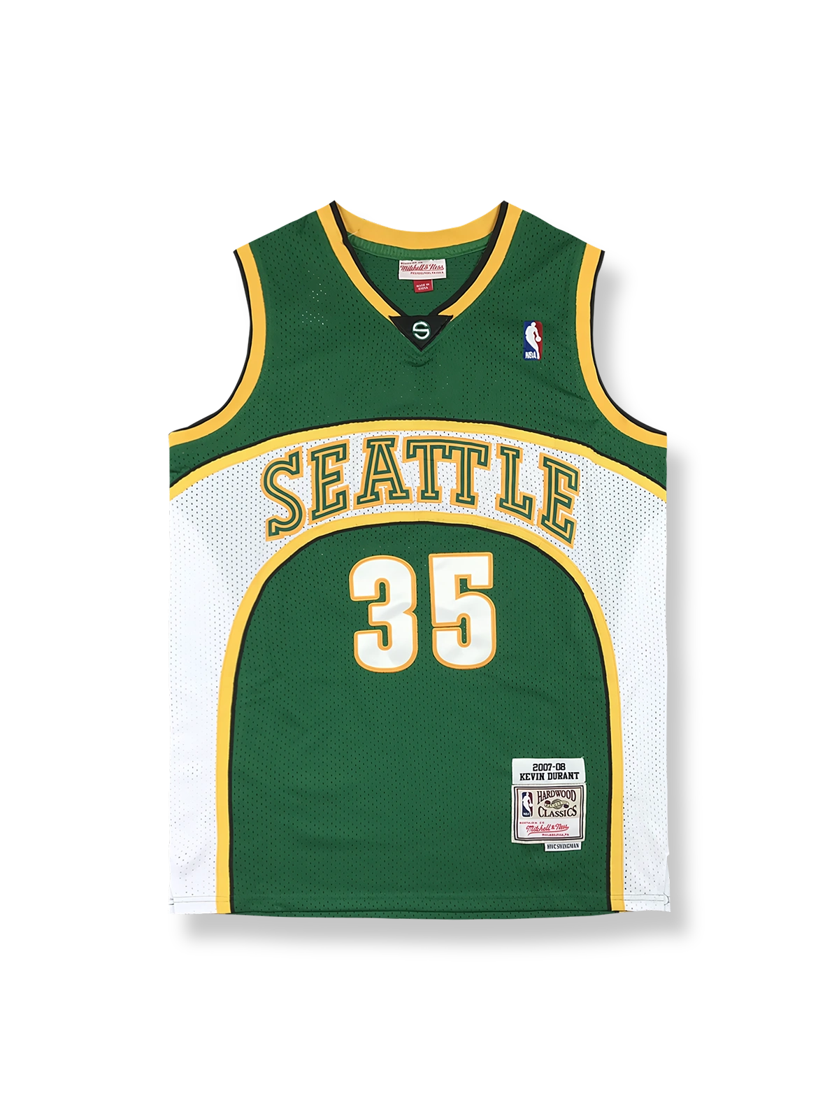 2007-08年 シアトル・スーパーソニックス ホーム デュラント 35番 ヴィンテージNBAジャージ