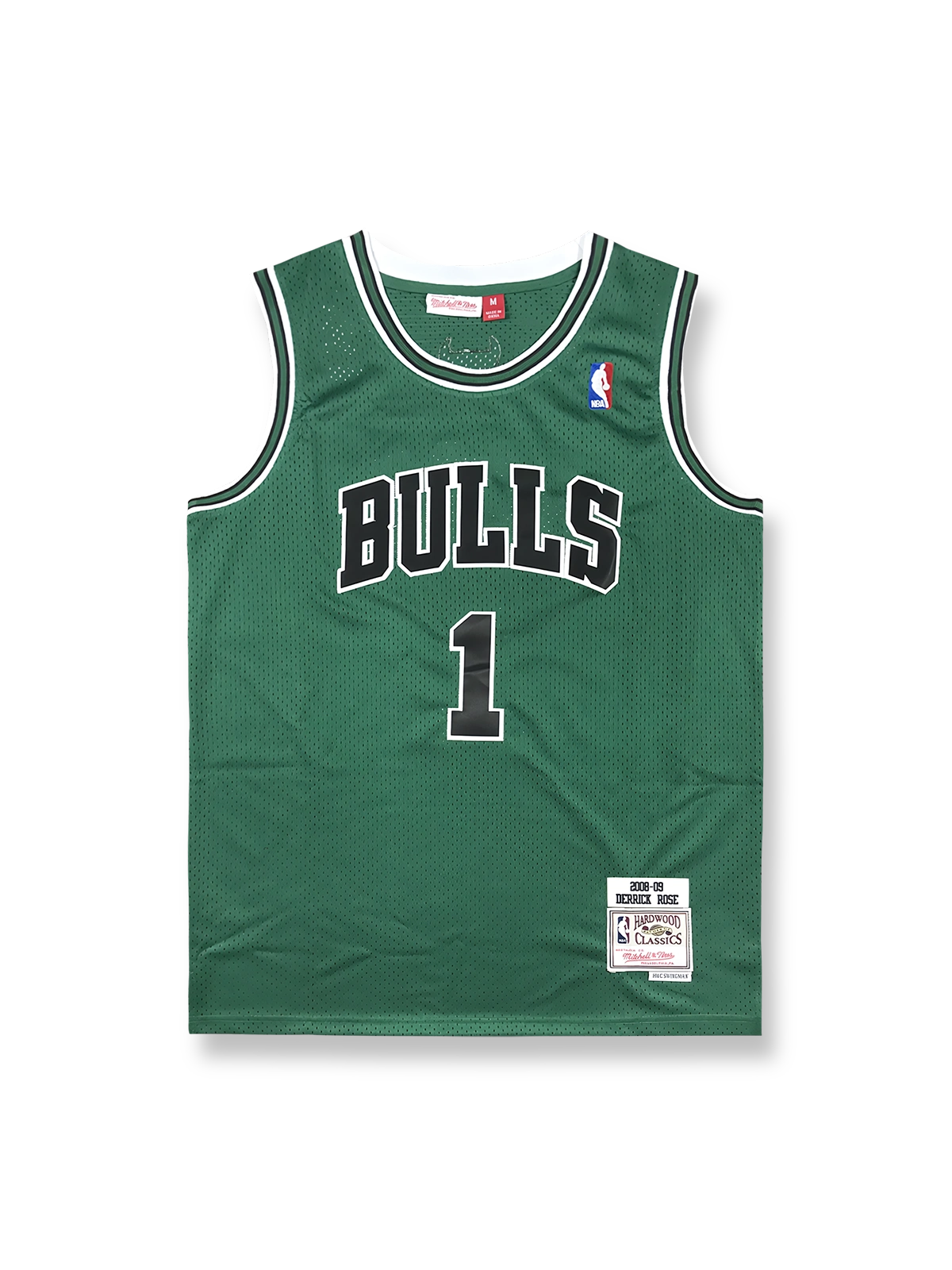 2008-09年 シカゴ・ブルズ デリック・ローズ 1番 グリーン オルタネート ユニフォーム