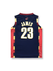 2008-09年 クリーブランド・キャバリアーズ ホーム ユニフォーム レブロン・ジェームズ 23番、ヴィンテージバスケットボールシャツ