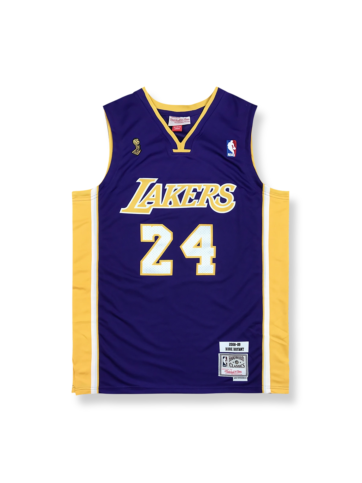 2008-09年 ロサンゼルス・レイカーズ アウェイ ユニフォーム コービー・ブライアント 24番 ファイナル仕様、ヴィンテージ バスケットボールジャージ