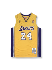 2008-09年 ロサンゼルス・レイカーズ ホーム ユニフォーム コービー・ブライアント 24番 ファイナル仕様、ヴィンテージ バスケットボールジャージ