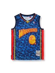 ゴールデンステート・ウォリアーズ 2009-10年 特別版 BAPEコラボ バスケットボールジャージ