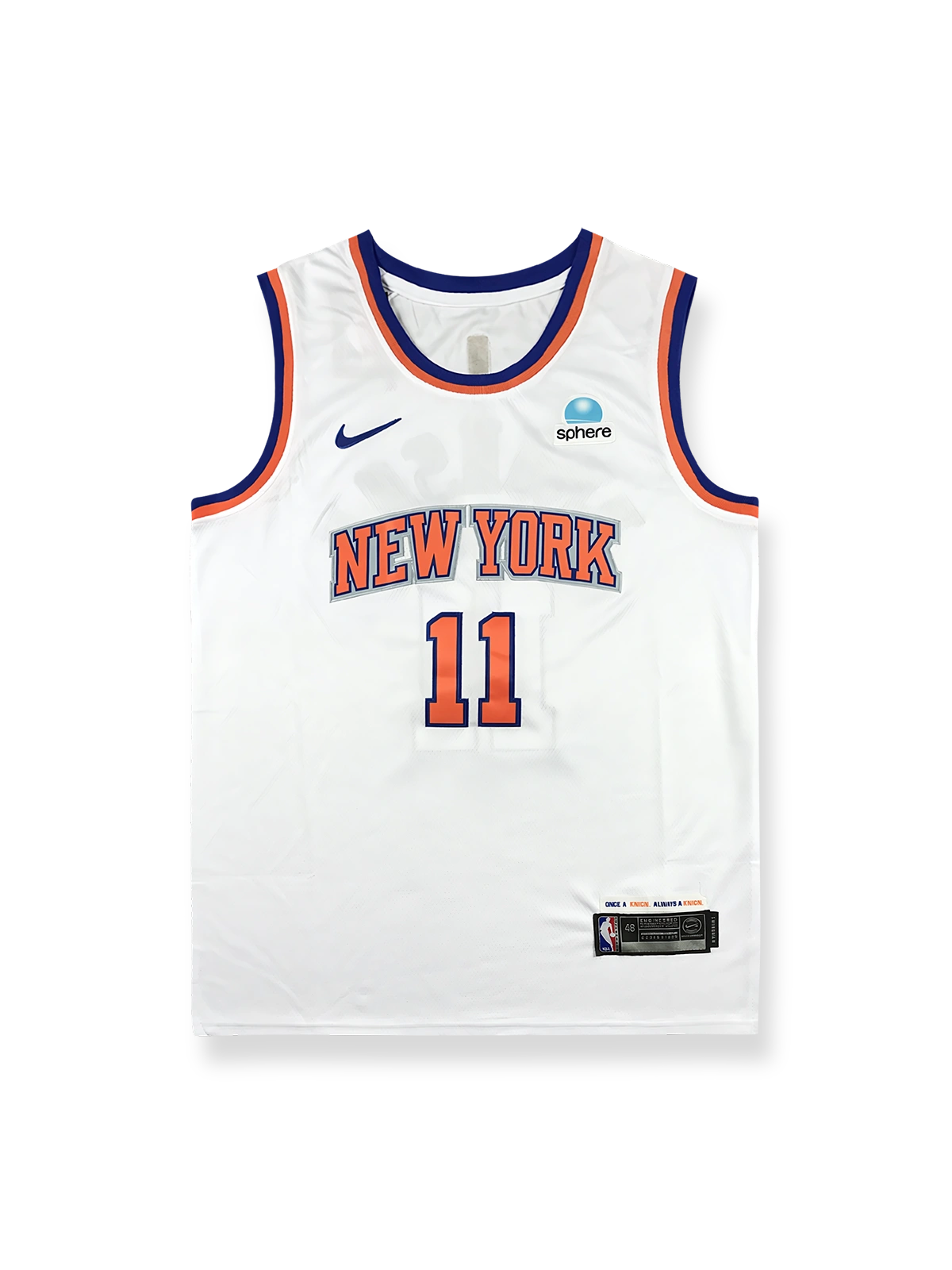 2022-23年 ニューヨーク・ニックス ホーム ジャージ ジェイレン・ブランソン 11番, ヴィンテージ バスケットボールシャツ