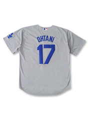 2025年 ロサンゼルス・ドジャース アウェイユニフォーム 大谷翔平 17番 表面デザイン