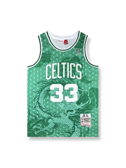 1985-86年 ボストン・セルティックス スペシャルエディション ユニフォーム バード 33番、ビンテージバスケットボールシャツ