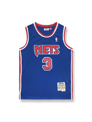 1992-93年 ニュージャージー・ネッツ ホーム ユニフォーム ドラゼン・ペトロヴィッチ 3番、ビンテージバスケットボールシャツ