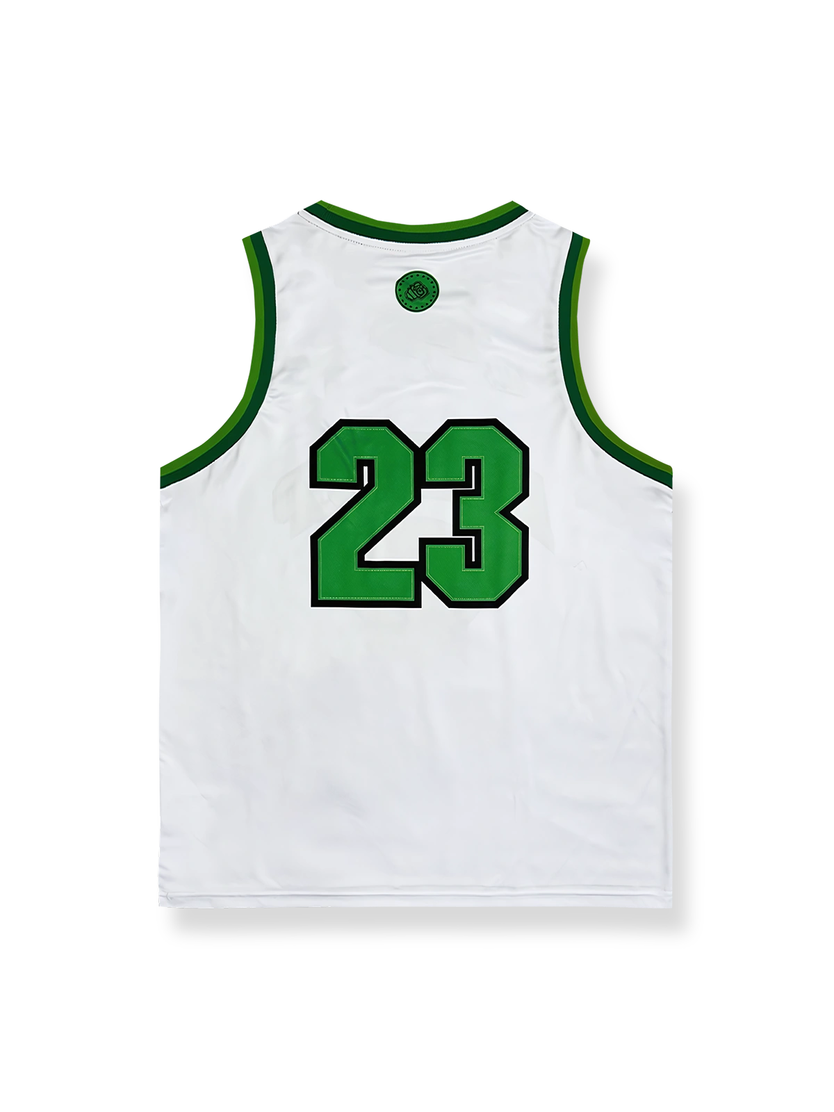 エイリアン小緑人プリント観戦バスケットボールジャージ