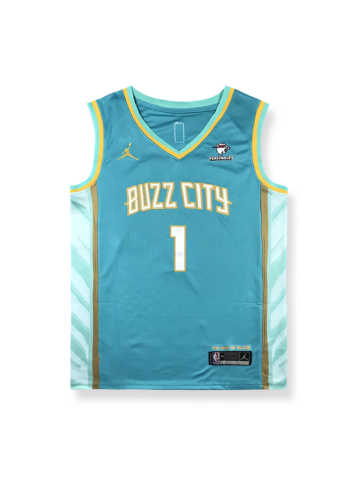 2023-24年 シャーロット・ホーネッツ シティエディション ボール 1番, ヴィンテージバスケットボールシャツ