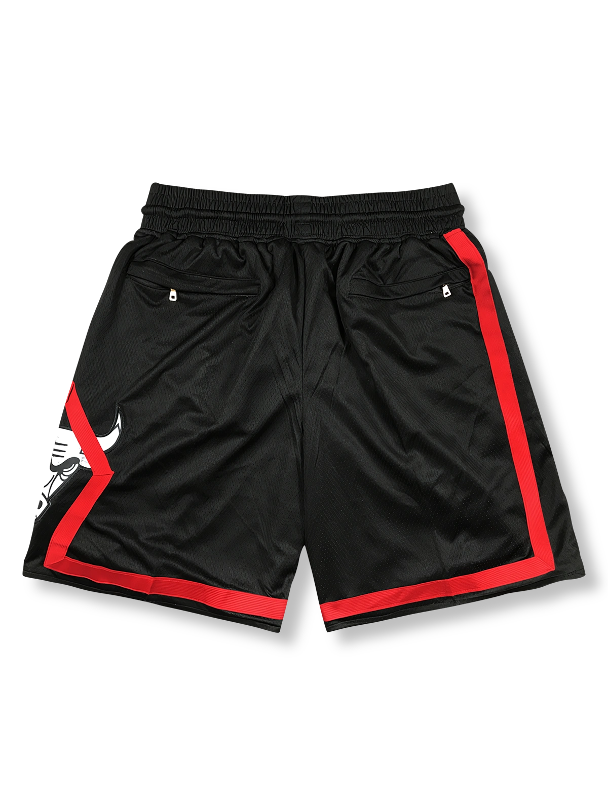 シカゴ・ブルズ シティエディション ショーツ ブラック レッド シカゴ市旗モチーフ