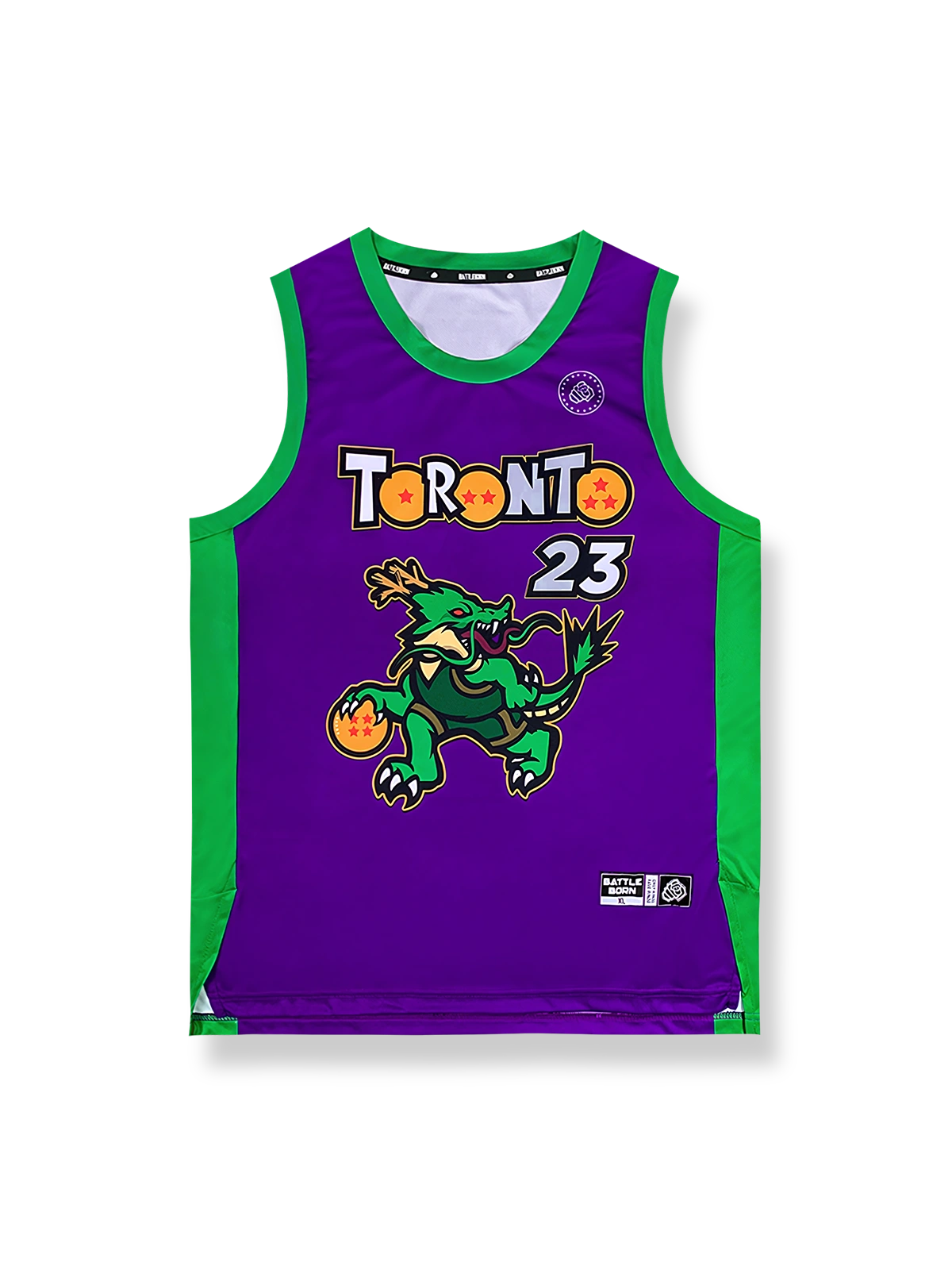 ドラゴンボール神龍プリントバスケットボールジャージ