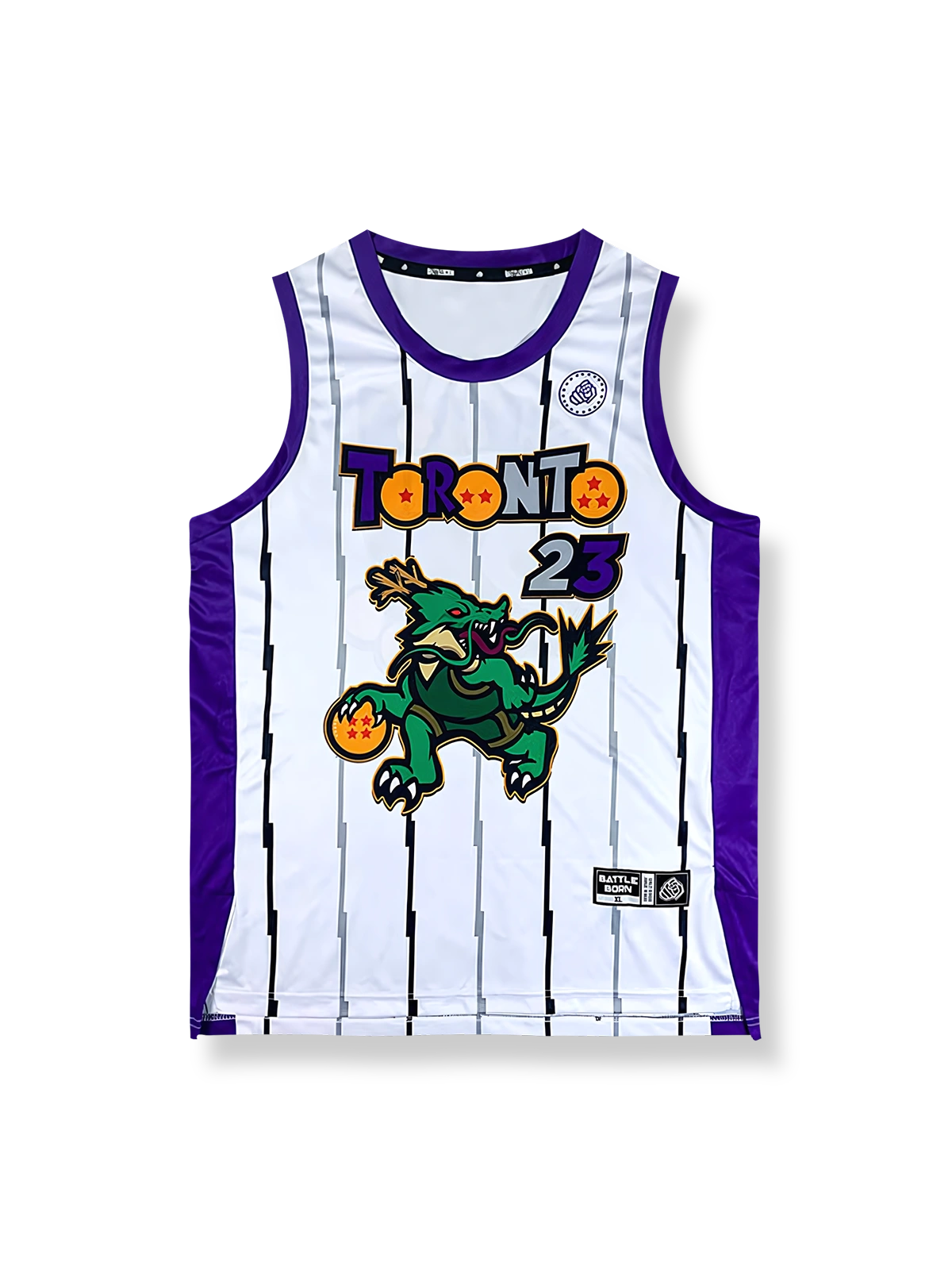 ドラゴンボール神龍プリントバスケットボールジャージ